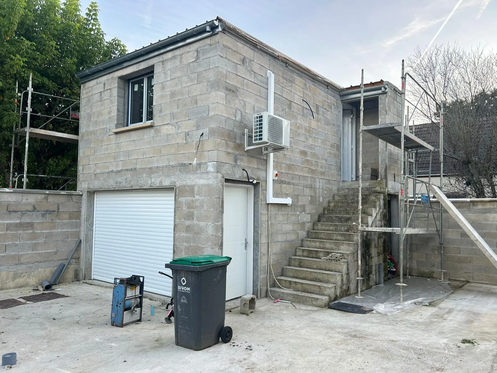 Façade avant ravalement