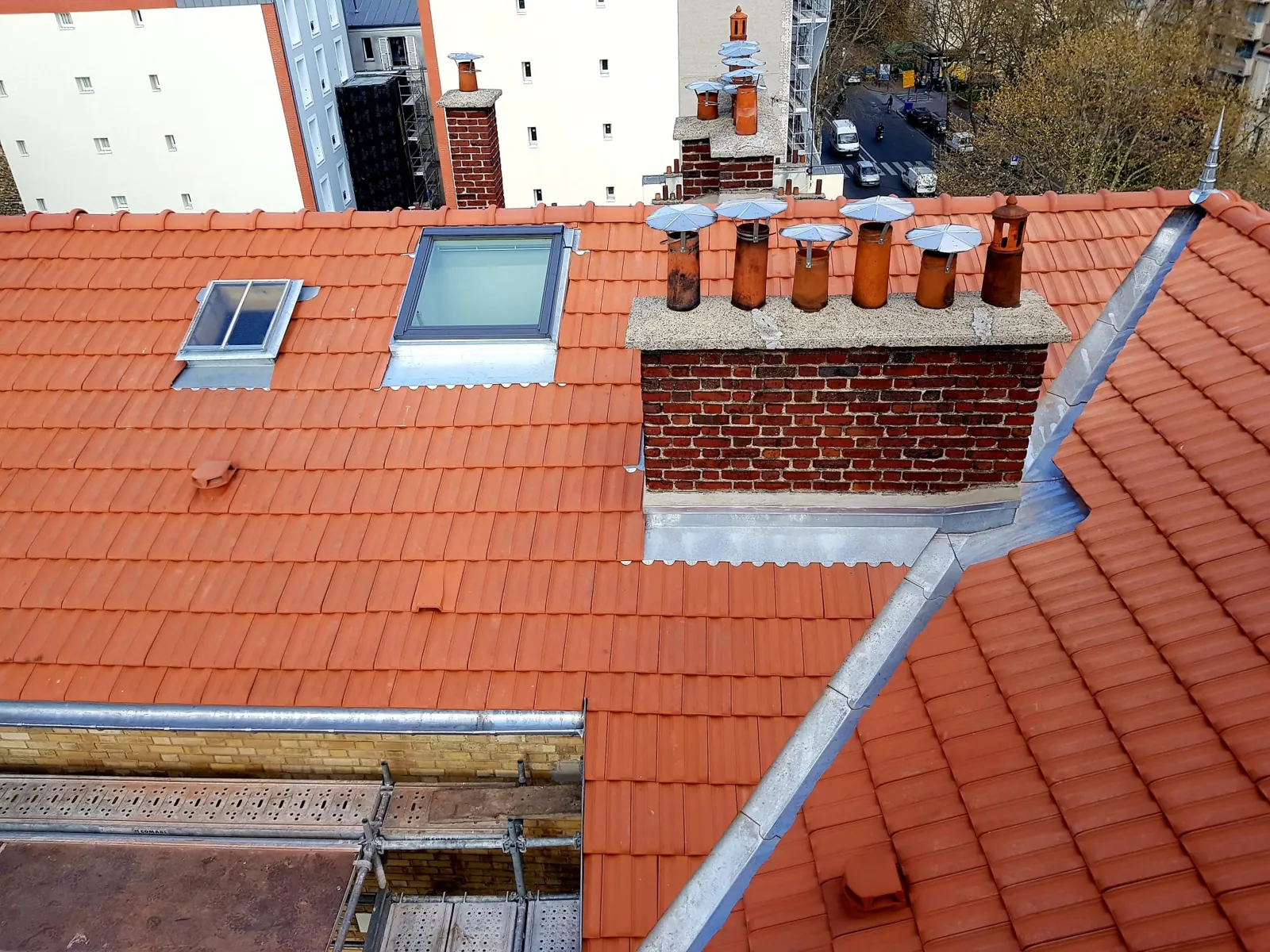 Toiture après travaux