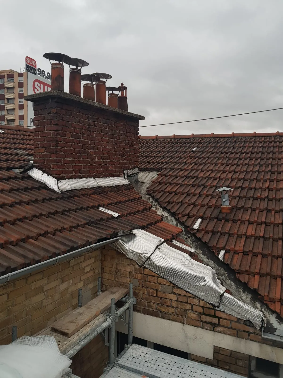 Toiture avant travaux